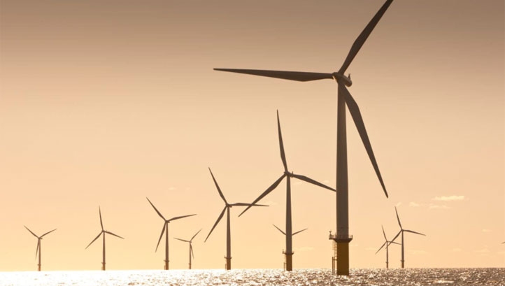 Orsted, the operator of the pictured Horns Rev 2 offshore wind farm, is named in the report as a leader on corporate carbon pricing. Image: Orsted
